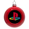 Red Christmas tree ornament bauble 8cm