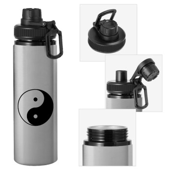 Yin Yang, Μεταλλικό παγούρι νερού με καπάκι ασφαλείας, αλουμινίου 850ml
