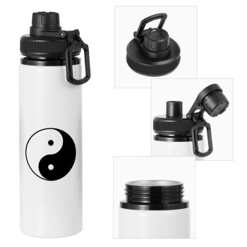 Yin Yang, Metal water bottle with safety cap, aluminum 850ml