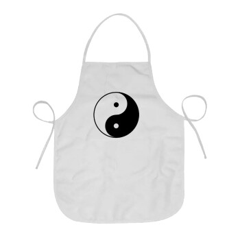 Yin Yang, Ποδιά Σεφ Ολόσωμη κοντή Ενηλίκων (63x75cm)