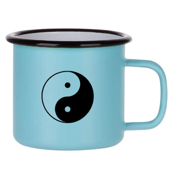 Yin Yang, Κούπα Μεταλλική εμαγιέ ΜΑΤ σιέλ 360ml