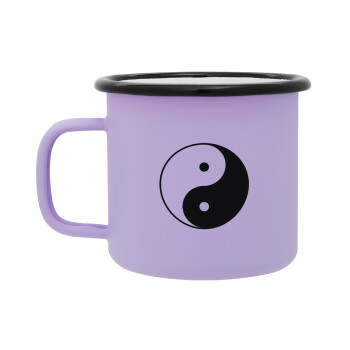 Yin Yang, Κούπα Μεταλλική εμαγιέ ΜΑΤ Light Pastel Purple 360ml