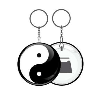 Yin Yang, Μπρελόκ μεταλλικό 5cm με ανοιχτήρι