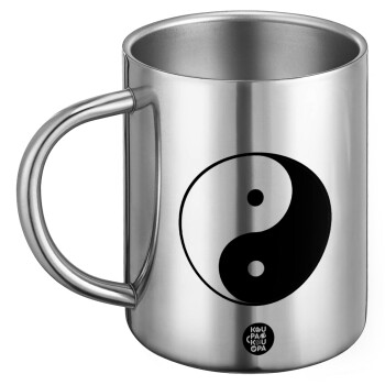 Yin Yang, BIG Mug Stainless steel double wall (450ml)