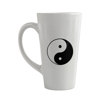 Yin Yang, Κούπα κωνική Latte Μεγάλη, κεραμική, 450ml