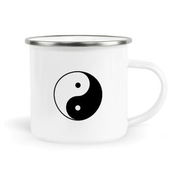 Yin Yang, Κούπα Μεταλλική εμαγιέ λευκη 360ml