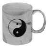 Mug ceramic marble style, 330ml