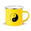Yellow Enamel Metallic Cup 360ml