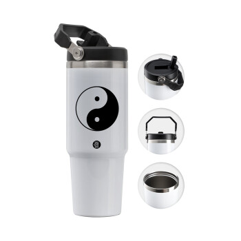 Yin Yang, Θερμός Ανοξείδωτο 30oz με χερούλι