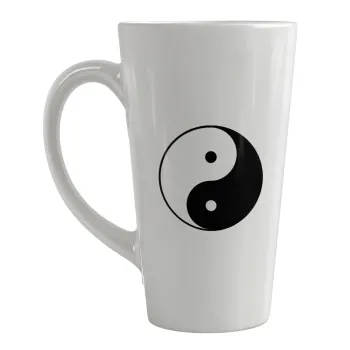 Yin Yang, Κούπα κωνική Latte Μεγάλη, κεραμική, 450ml