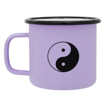 Yin Yang, Κούπα Μεταλλική εμαγιέ ΜΑΤ Light Pastel Purple 360ml