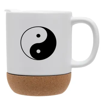Yin Yang, Ceramic coffee mug Cork (MAT), 330ml