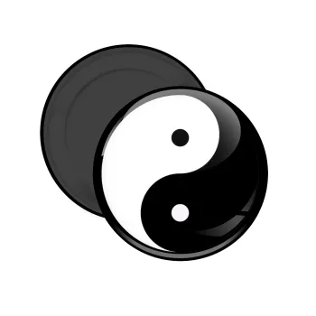 Yin Yang, Μαγνητάκι ψυγείου στρογγυλό διάστασης 5cm