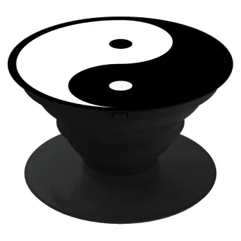 Yin Yang, Phone Holders Stand  Black Hand-held Mobile Phone Holder