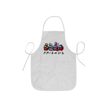 Among US Friends, Ποδιά Σεφ ολόσωμη κοντή  Παιδική (44x62cm)