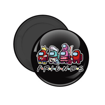 Among US Friends, Μαγνητάκι ψυγείου στρογγυλό διάστασης 5cm