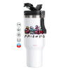 Mega Stainless steel Tumbler with lid, double wall 1,2L