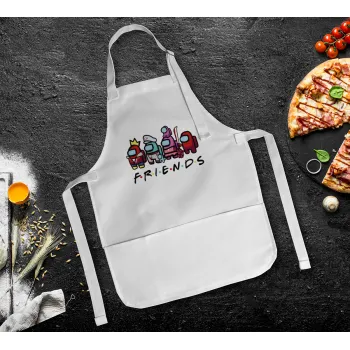 Among US Friends, Ποδιά Σεφ Ολόσωμη Παιδική (με ρυθμιστικά και 2 τσέπες)