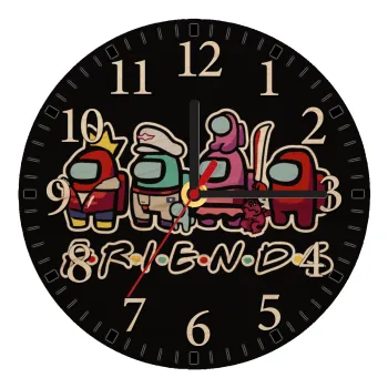 Among US Friends, Ρολόι τοίχου ξύλινο plywood (20cm)