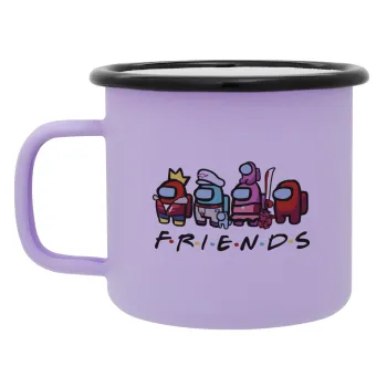 Among US Friends, Κούπα Μεταλλική εμαγιέ ΜΑΤ Light Pastel Purple 360ml