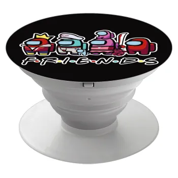 Among US Friends, Phone Holders Stand  Λευκό Βάση Στήριξης Κινητού στο Χέρι