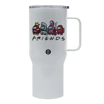 Among US Friends, Tumbler με καπάκι, διπλού τοιχώματος (θερμό) 750L