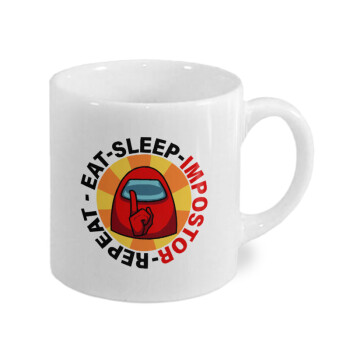 Among US Eat Sleep Repeat Impostor, Κουπάκι κεραμικό, για espresso 150ml