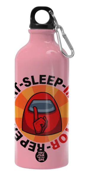 Among US Eat Sleep Repeat Impostor — Water bottle 600ml