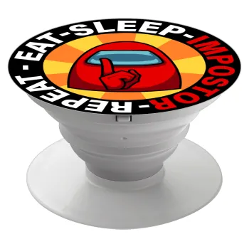 Among US Eat Sleep Repeat Impostor, Phone Holders Stand  Λευκό Βάση Στήριξης Κινητού στο Χέρι