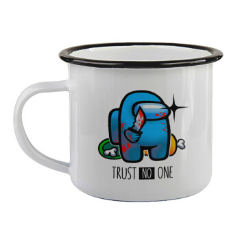 Among Trust no one, Κούπα εμαγιέ με μαύρο χείλος 360ml
