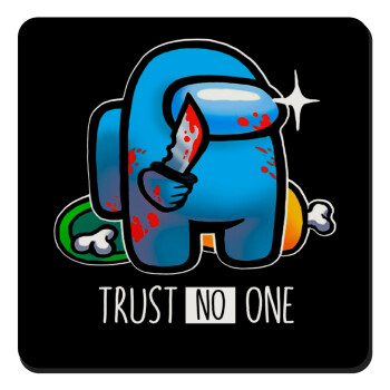 Among Trust no one, Τετράγωνο μαγνητάκι ξύλινο 9x9cm