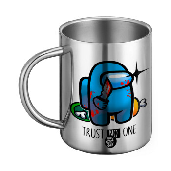 Among Trust no one, Ανοξείδωτη Μεταλλική Κούπα 450ml - Διπλού Τοιχώματος
