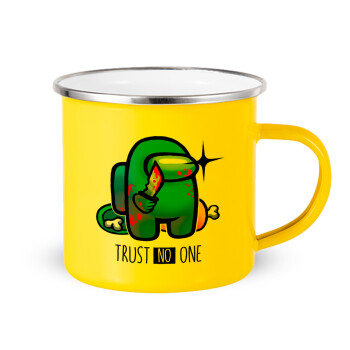 Among Trust no one, Yellow Enamel Metallic Cup 360ml