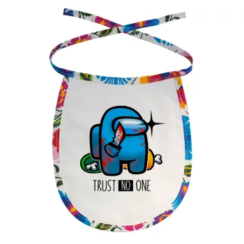 Among Trust no one, Σαλιάρα μωρού αλέκιαστη με κορδόνι Χρωματιστή