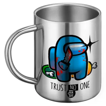 Among Trust no one, Ανοξείδωτη Μεταλλική Κούπα 450ml - Διπλού Τοιχώματος