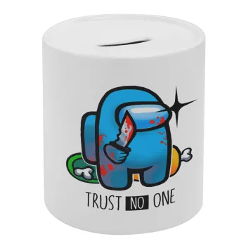 Among Trust no one, Κουμπαράς πορσελάνης με τάπα