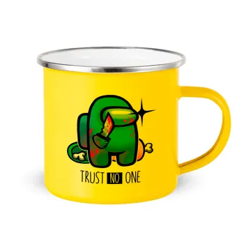 Among Trust no one, Κούπα Μεταλλική εμαγιέ Κίτρινη 360ml