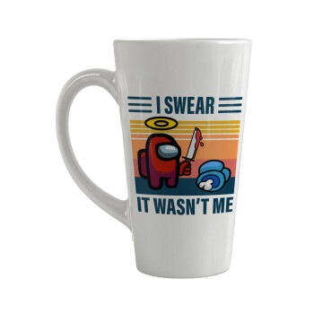 Among us, I swear it wasn't me, Κούπα κωνική Latte Μεγάλη, κεραμική, 450ml