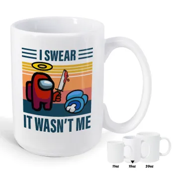 Among us, I swear it wasn't me, Κούπα Mega, κεραμική, 450ml