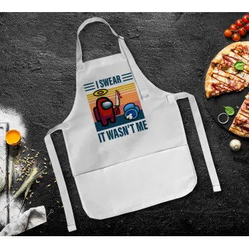 Among us, I swear it wasn't me, Ποδιά Σεφ Ολόσωμη Παιδική (με ρυθμιστικά και 2 τσέπες)