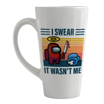 Among us, I swear it wasn't me, Κούπα κωνική Latte Μεγάλη, κεραμική, 450ml