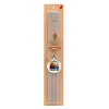 Easter Set, wooden keychain & scented Easter candle flat (30cm) (GRAY)