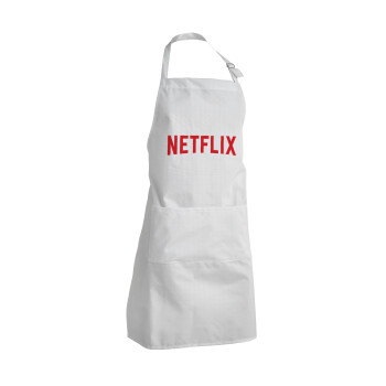 Netflix, Adult Chef Apron (with sliders and 2 pockets)