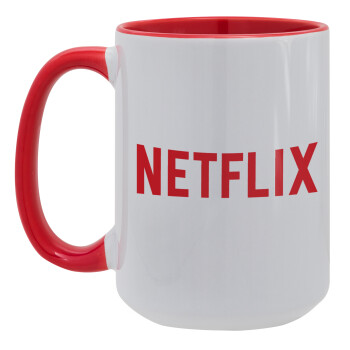 Netflix, Κούπα Mega 15oz, κεραμική Κόκκινη, 450ml