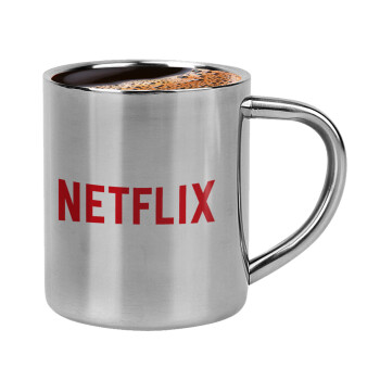 Netflix, Κουπάκι μεταλλικό διπλού τοιχώματος για espresso (220ml)