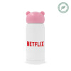 Pink stainless steel thermal flask, 320ml