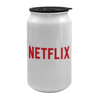 Netflix, Κούπα ταξιδιού μεταλλική με καπάκι (tin-can) 500ml