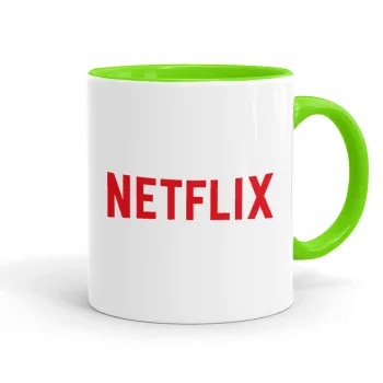 Netflix, Κούπα χρωματιστή βεραμάν, κεραμική, 330ml