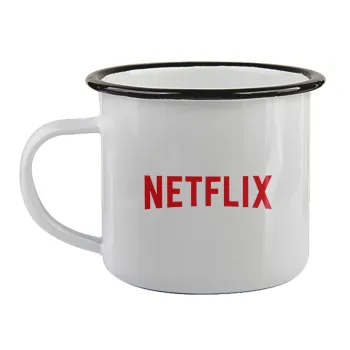 Netflix, Κούπα εμαγιέ με μαύρο χείλος 360ml