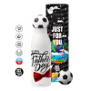 Soccer Metal mug thermos, double wall, 550ml